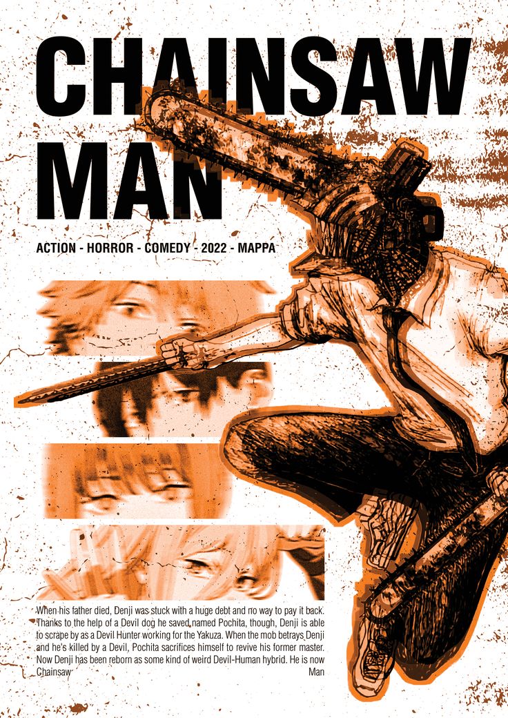 chainsaw man poster
